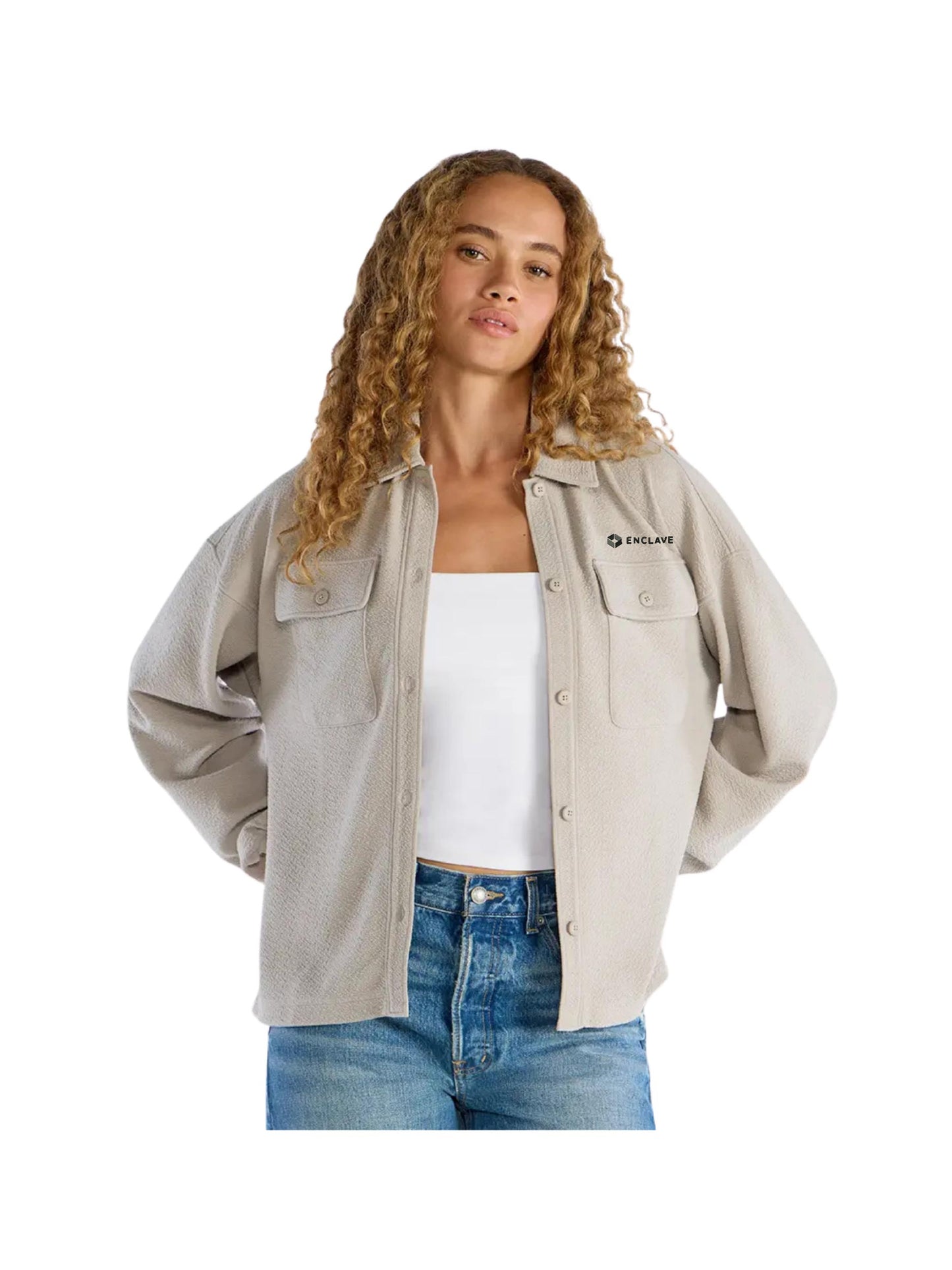 EC218. BYLT Women's Serene Shacket