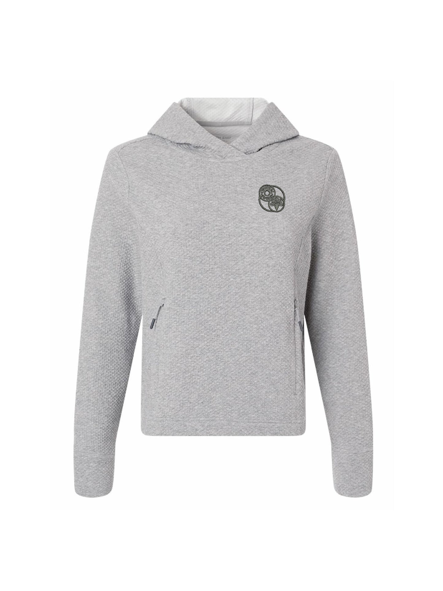 ACS104. North End Ladies Textured Hooded Pullover