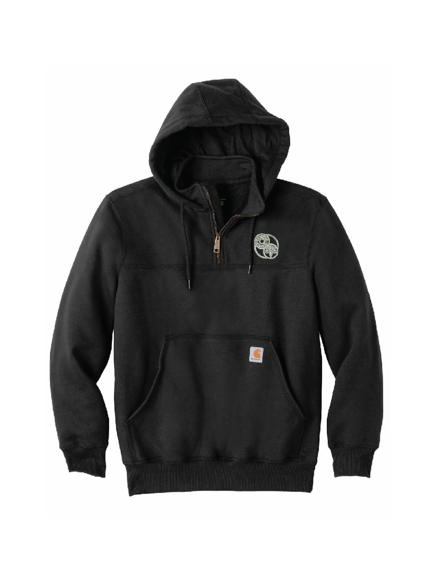 ACS215. Carhartt Paxton Heavyweight Hooded Zip Mock Sweatshirt