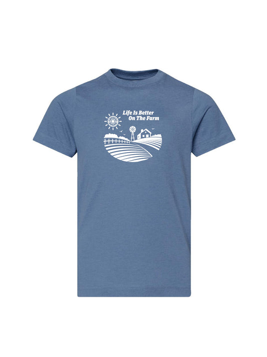 ACS432. LAT Youth T-shirt | Life is Better on the Farm