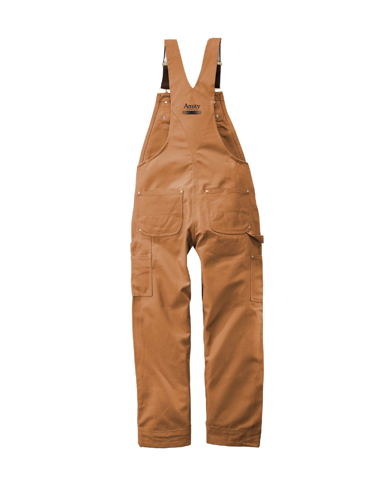 AT204B. Carhartt® Duck Unlined Bib Overalls (Waist 42-48)
