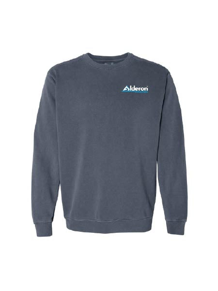 ALD221. Unisex Garment-Dyed Crewneck Sweatshirt