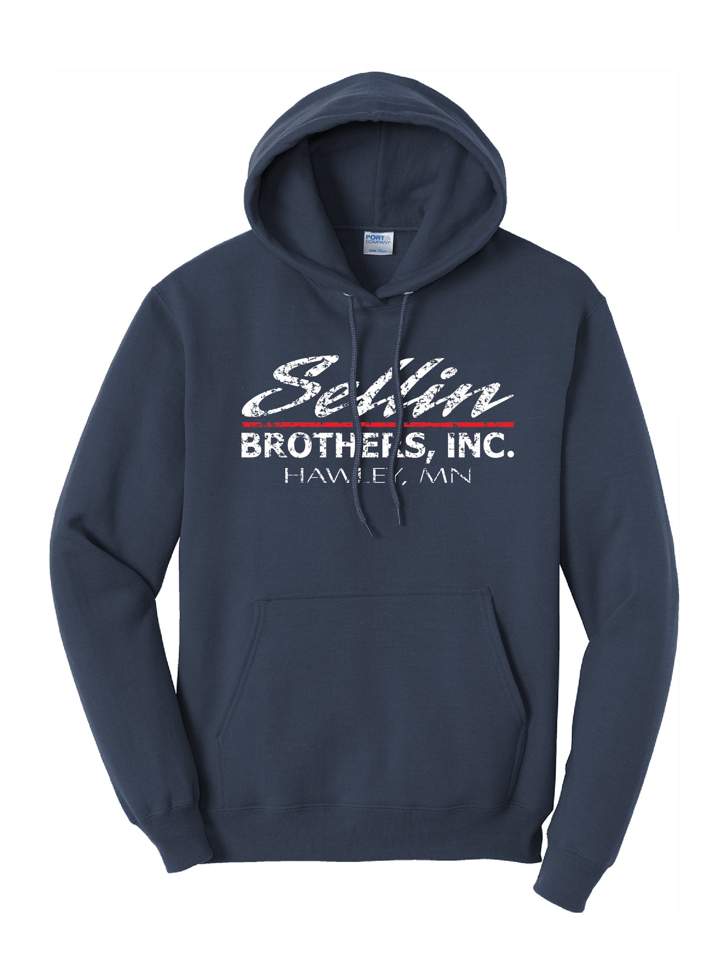 SBI305. Port & Co Hooded Sweatshirt