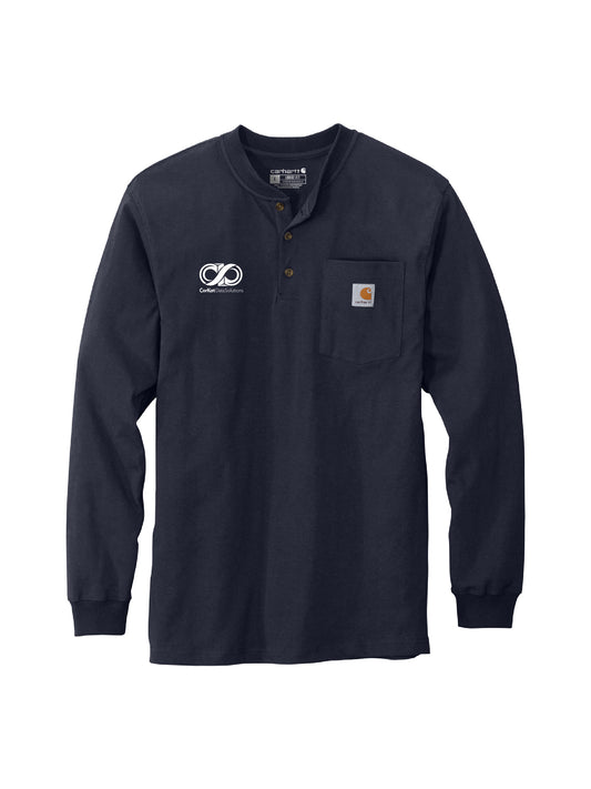 CK221. Carhartt® Long Sleeve Henley T-Shirt