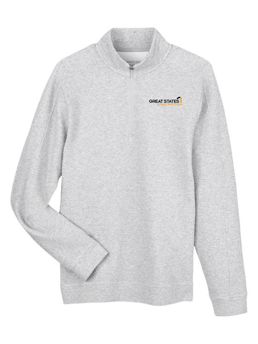 GSC252. North End Men's Spirit Textured Quarter-Zip