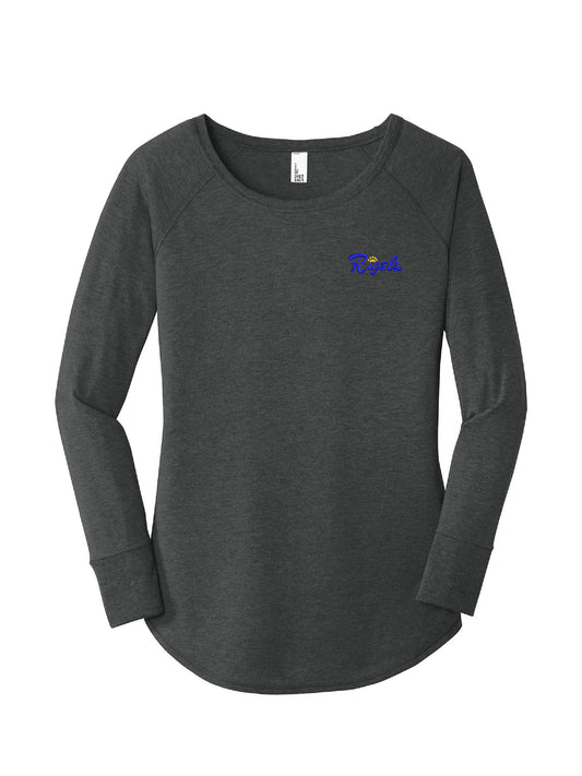 RH201. District® Women's Perfect Tri® Long Sleeve Tunic Tee