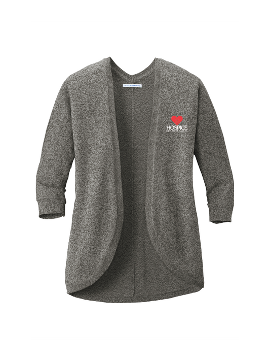 HRRV115. Port Authority Ladie Marled Cocoon Sweater