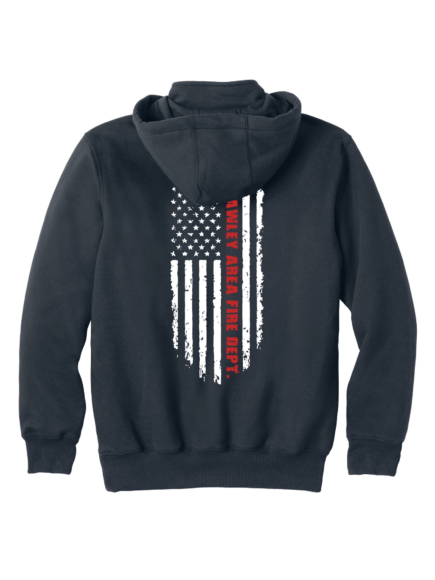 HFD100. Carhartt Rain Defender Paxton Heavyweight Hooded Zip Mock Sweatshirt