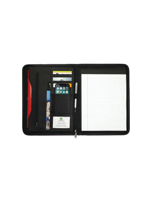 AC108. Executive DuraHyde Zippered Padfolio