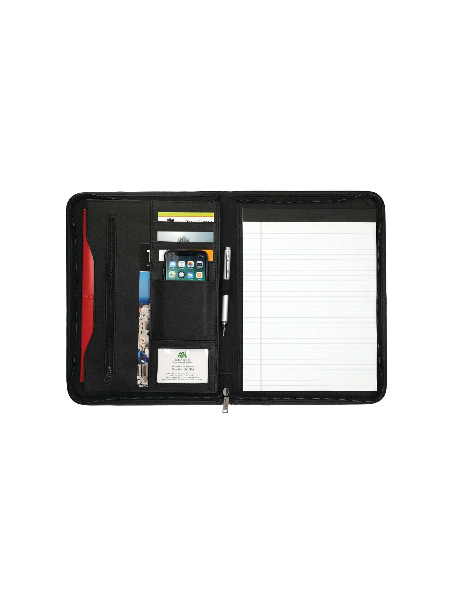 AC108. Executive DuraHyde Zippered Padfolio