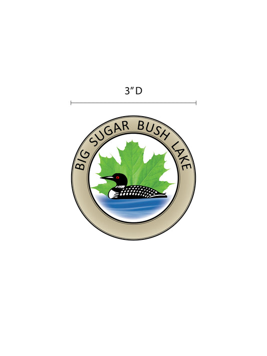 BSBL511. The Big Sugar Bush Lake 3M Outdoor Decal