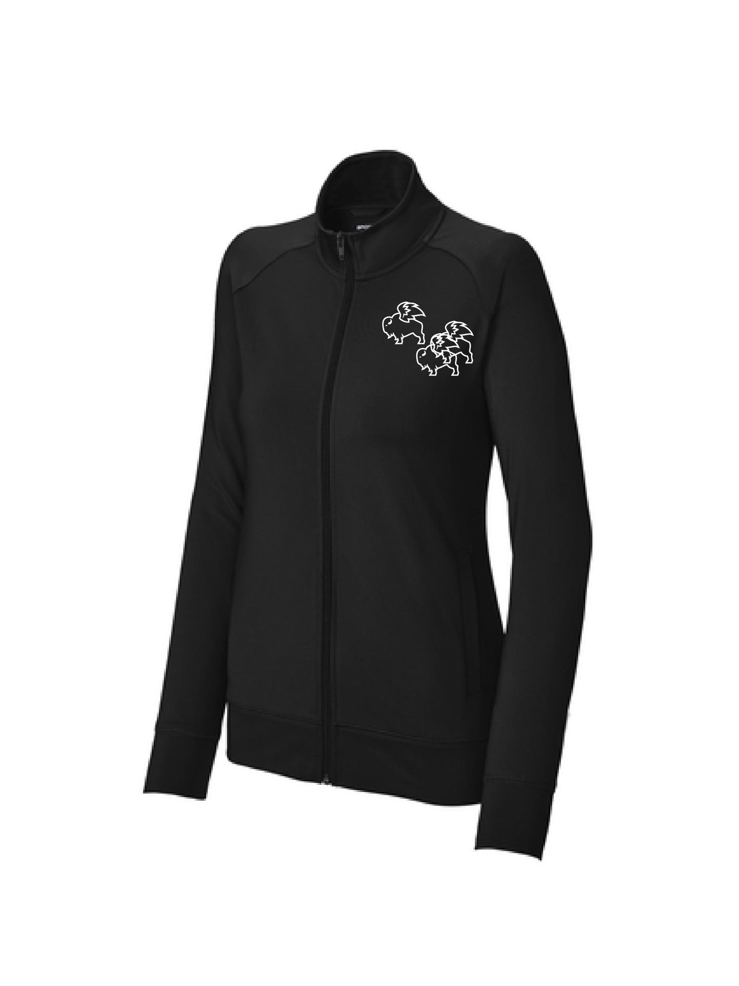 BWW230. Sport-Tek® Ladies Sport-Wick® Stretch Full-Zip Cadet Jacket