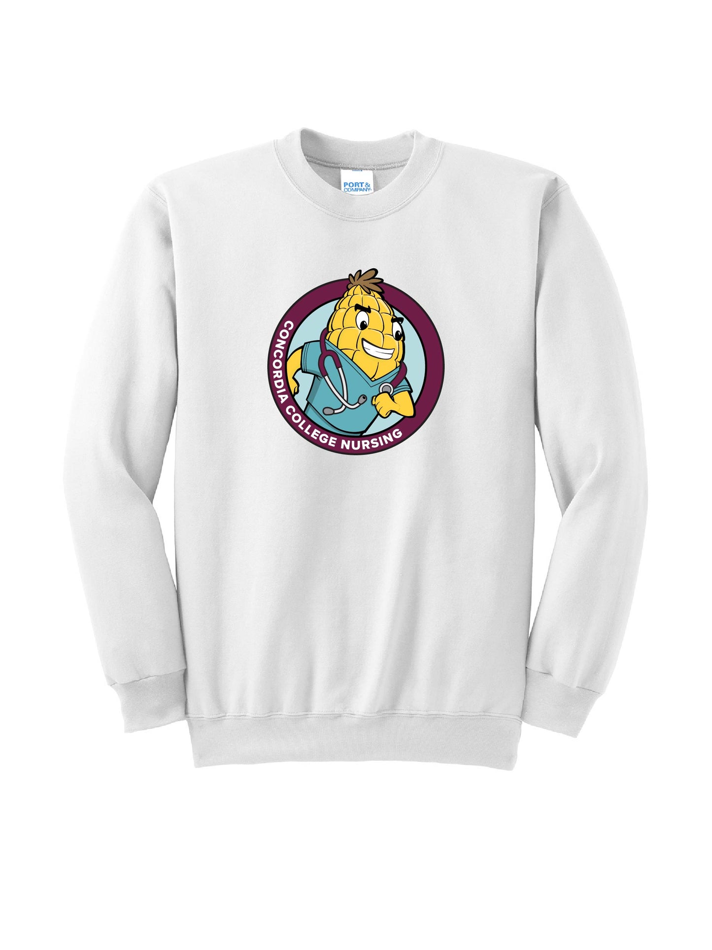 CCN109 Port & Company Men's Essential Fleece Crewneck Sweatshirt