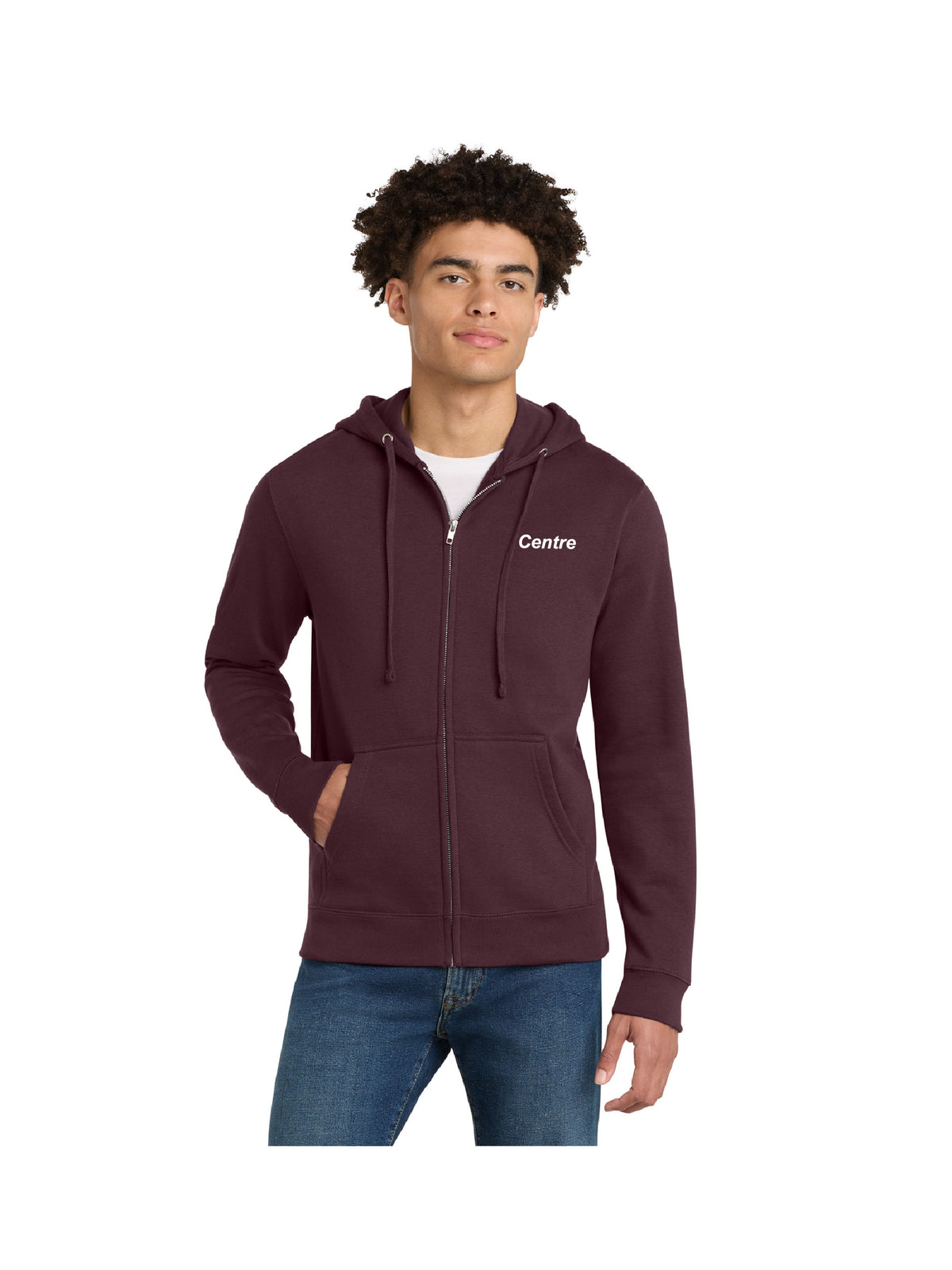 CI308. District VIT Fleece Full-Zip Hoodie