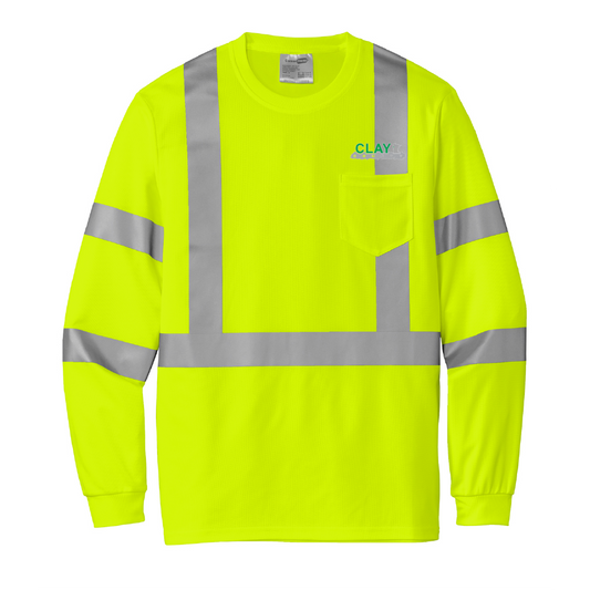 CC305. CornerStone® ANSI 107 Class 3 Mesh Long Sleeve Tee