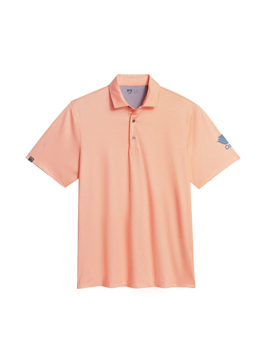 CP206. Men's Vacationer Printed Short Sleeve Polo
