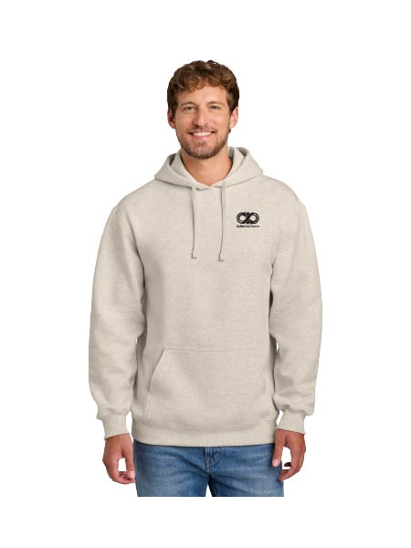 CK243. Port & Co® Foundation Fleece Pullover Hooded Sweatshirt
