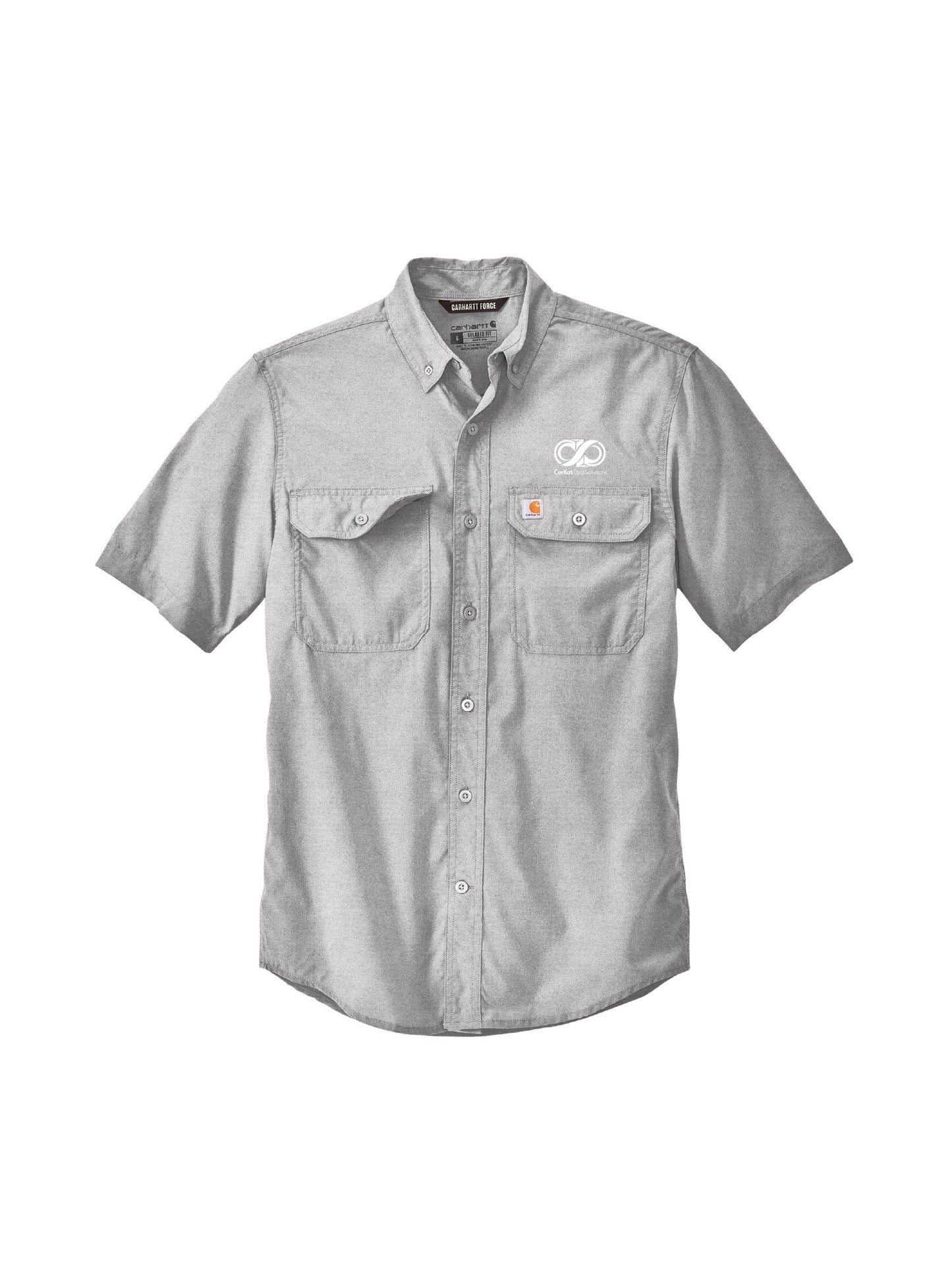 CK229. Carhartt Force® Solid Short Sleeve Shirt