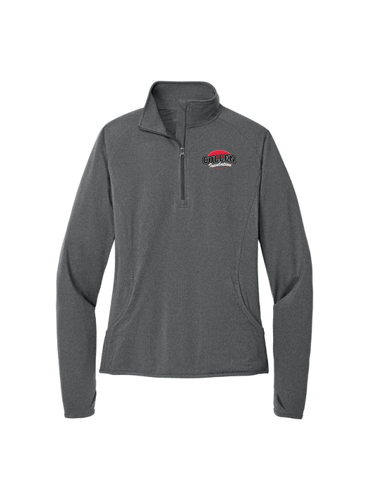 CIN110. Sport-Tek® Women's Sport-Wick® Stretch 1/4-Zip Pullover