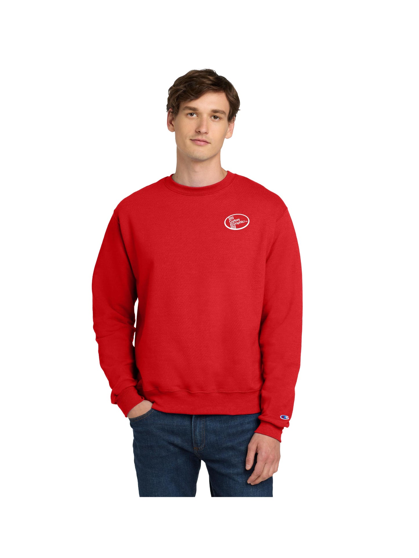 CG315. Champion® Powerblend® Crewneck Sweatshirt