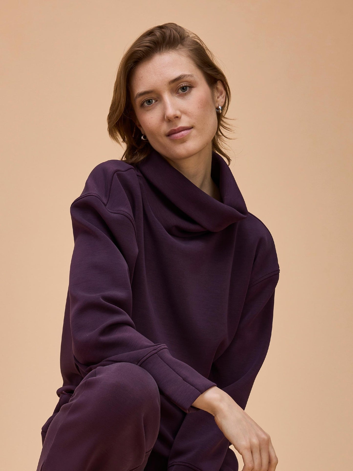 EC217. Storm Creek Women's Comfort Zone Super Soft Modal Blend Funnel Neck