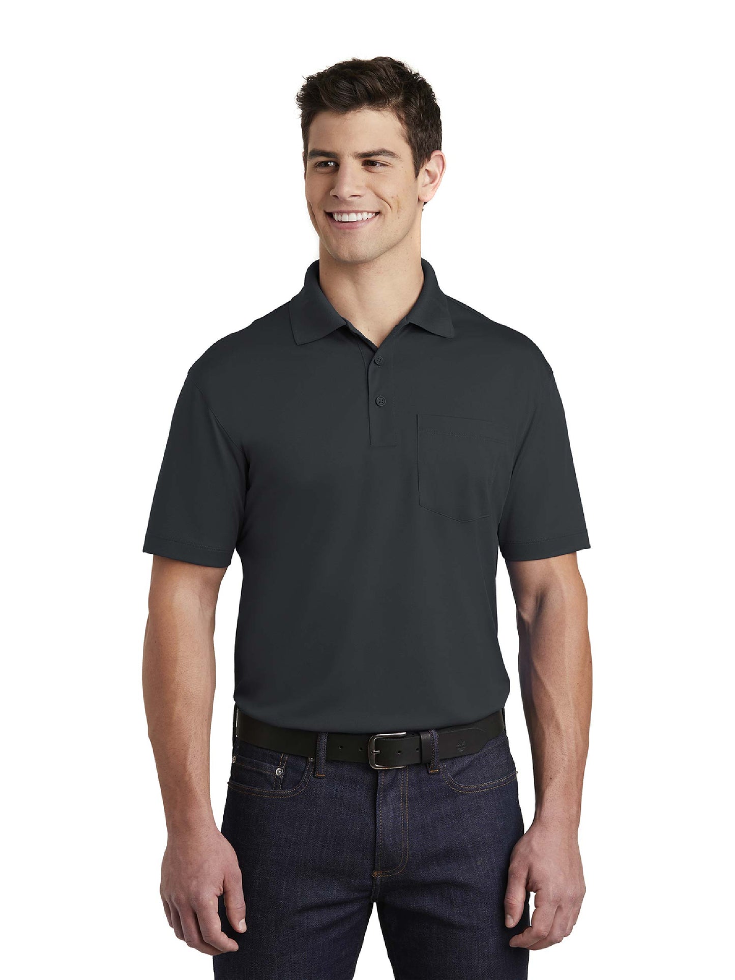 EC104. Sport-Tek® Micropique Sport-Wick® Pocket Polo