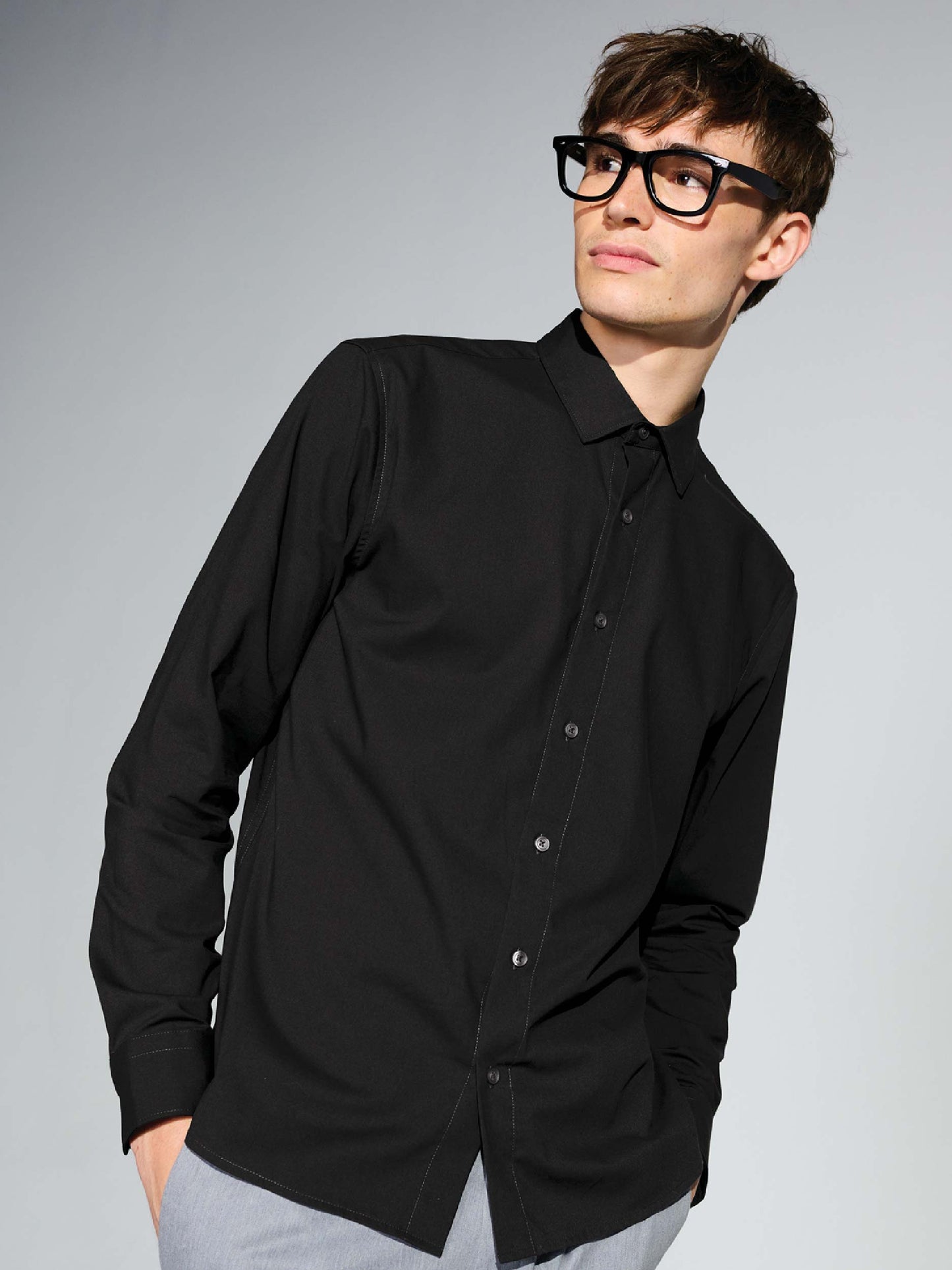 EC122. Mercer+Mettle™ Long Sleeve Stretch Woven Shirt