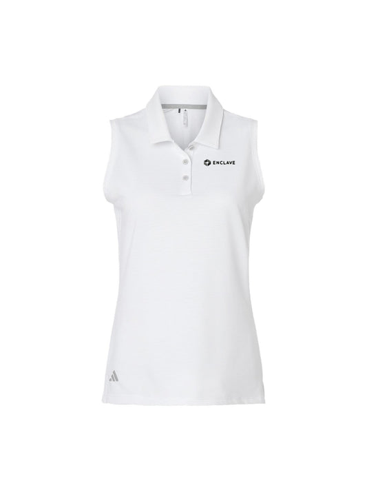 EC209. Adidas Women's Ottoman Sleeveless Polo