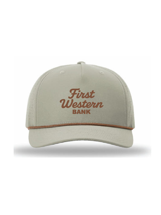 FW500. Richardson Laser Perf Performance Rope Cap