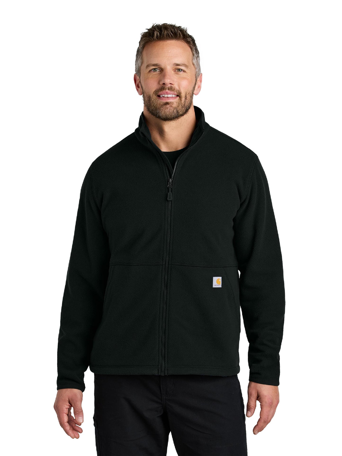 GLCO151. Carhartt® Textured Full-Zip Fleece Jacket