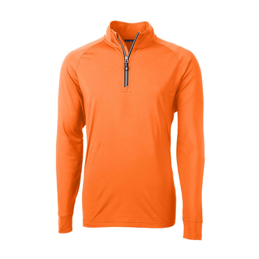 GSC242. Cutter & Buck Adapt Eco Knit Stretch Recycled Men's Quarter Zip Pullover