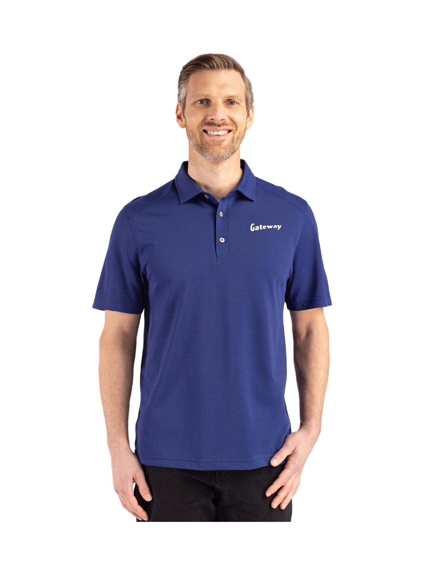GW201. Cutter & Buck Advantage Refresh Recyled Cotton-Blend Pique Men's Polo