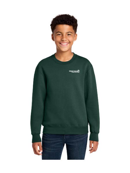 GSC400. Port & Co™ Youth Core Fleece Crewneck Sweatshirt