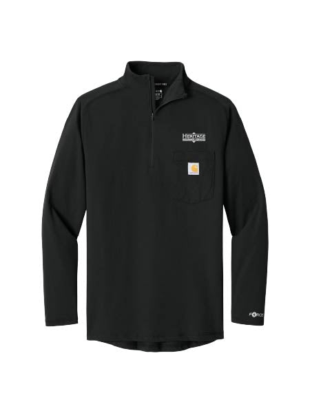 HI216. Carhartt Force 1/4-Zip Long Sleeve T-Shirt