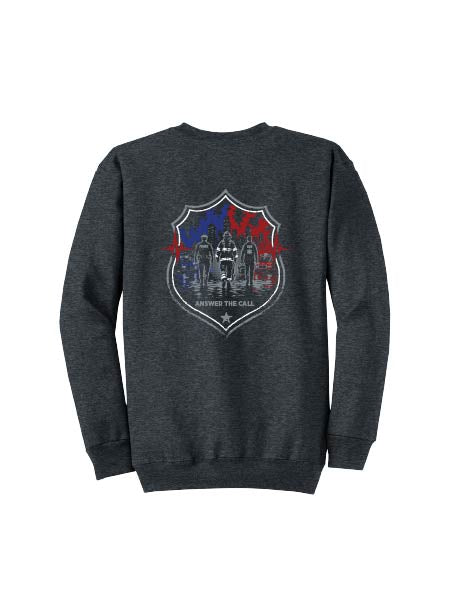 HTH302. Hometown Heroes 2026 Crewneck Sweatshirt