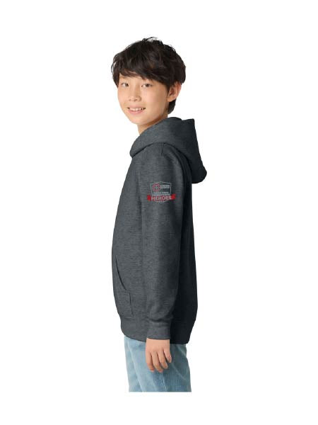 HTH400. Hometown Heroes 2026 Youth Hooded Sweatshirt