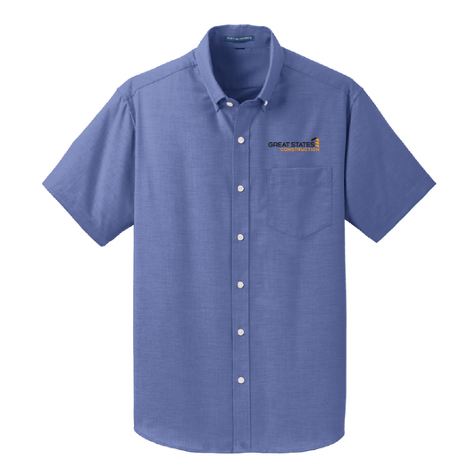 GSC213. Port Authority® SuperPro™ Short Sleeve Oxford Shirt
