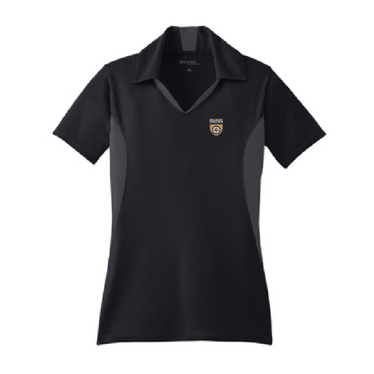 WRJ105. Sport-Tek® Ladies Side Blocked Micropique Sport-Wick® Polo