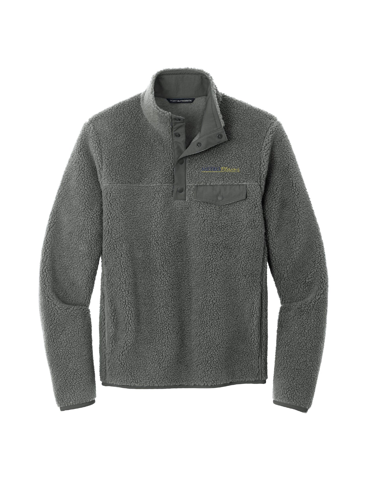 MPM128. Port Authority Camp Fleece Snap Pullover