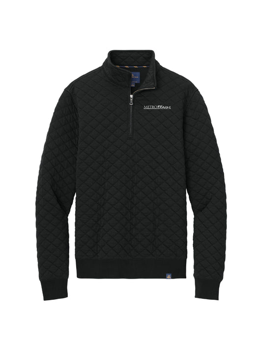 MPM134. Brooks Brothers Diamond Quilt 1/4-Zip