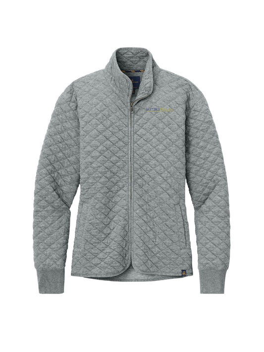 MPM223. Brooks Brothers Women’s Diamond Quilt Full-Zip