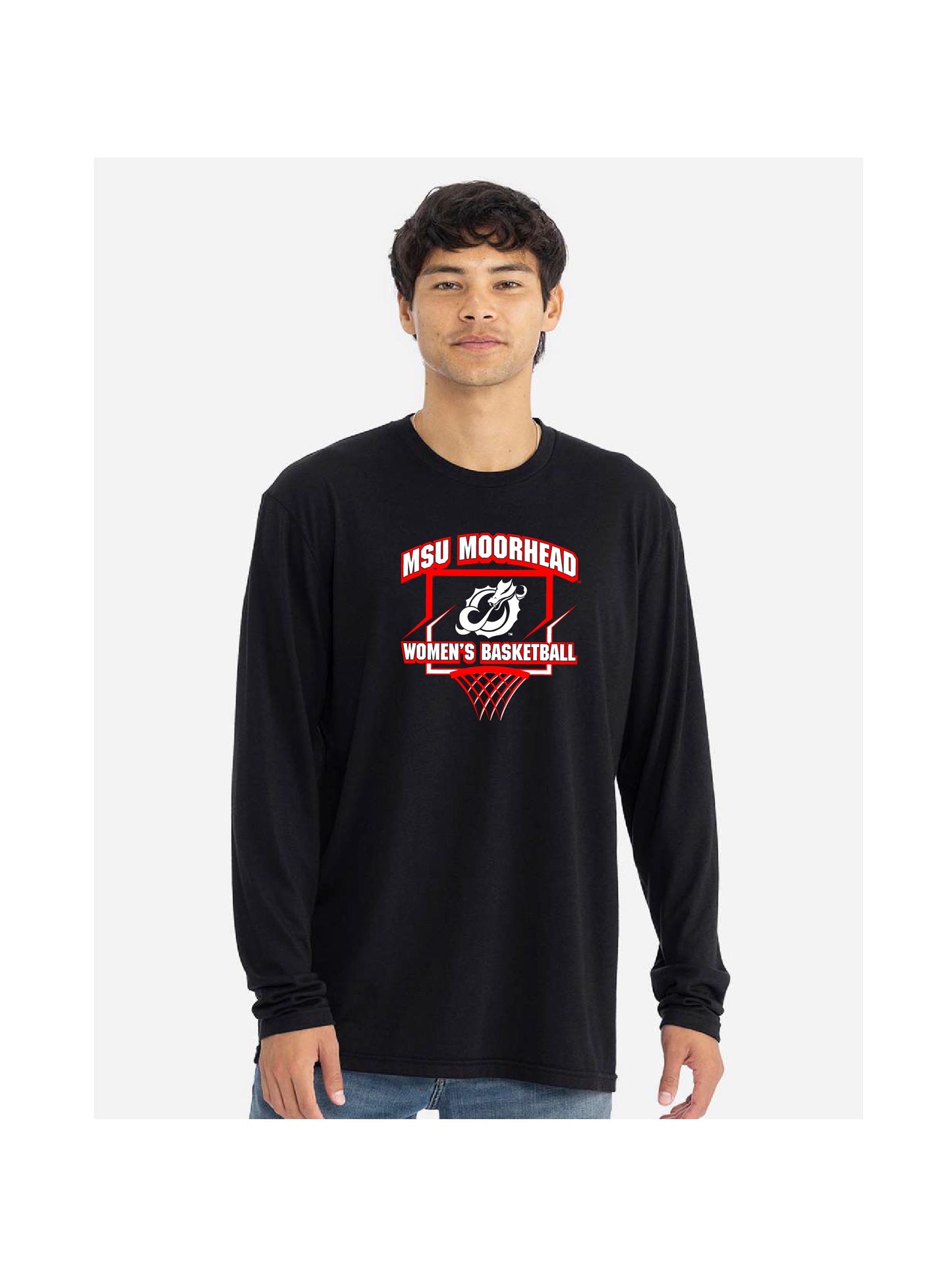 MSUMWB101. Next Level Triblend Long Sleeve Crew Neck T-Shirt