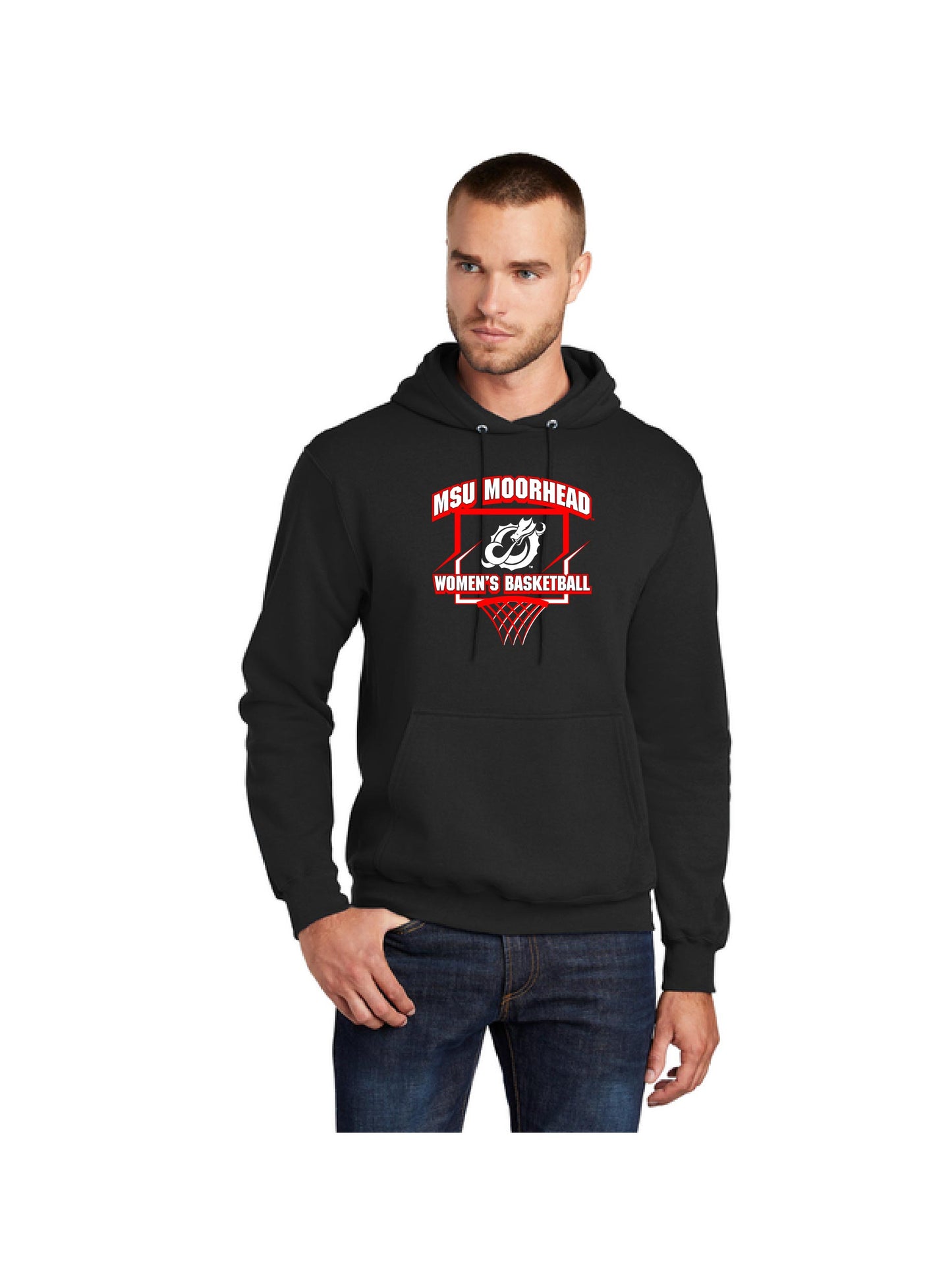 MSUMWB103. Port & Company® Core Fleece Pullover Hooded Sweatshirt