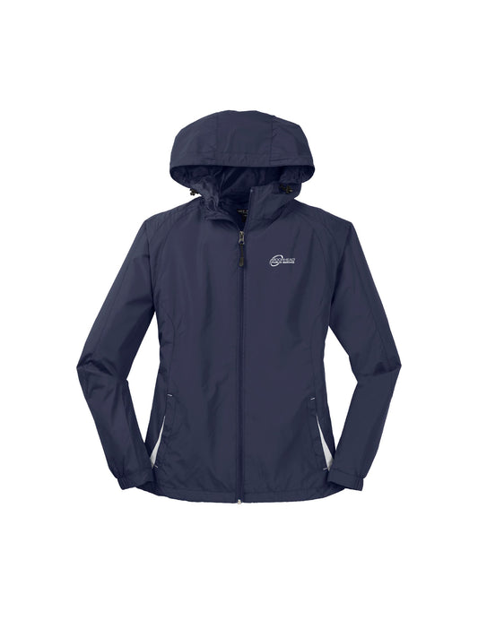 MPS109. Sport-Tek Women's Colorblock Hooded Raglan Jacket