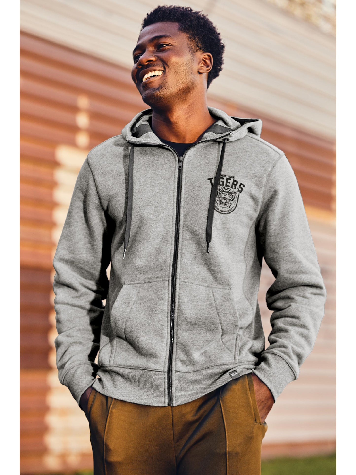NC106. New Era® French Terry Full-Zip Hoodie