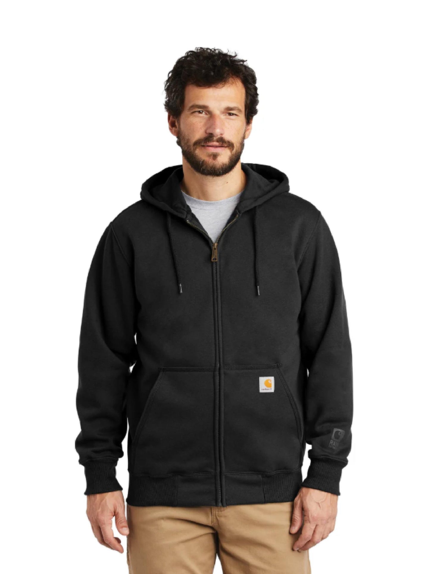 NC114. Carhartt® Rain Defender® Paxton Heavyweight Hooded Zip-Front Sweatshirt
