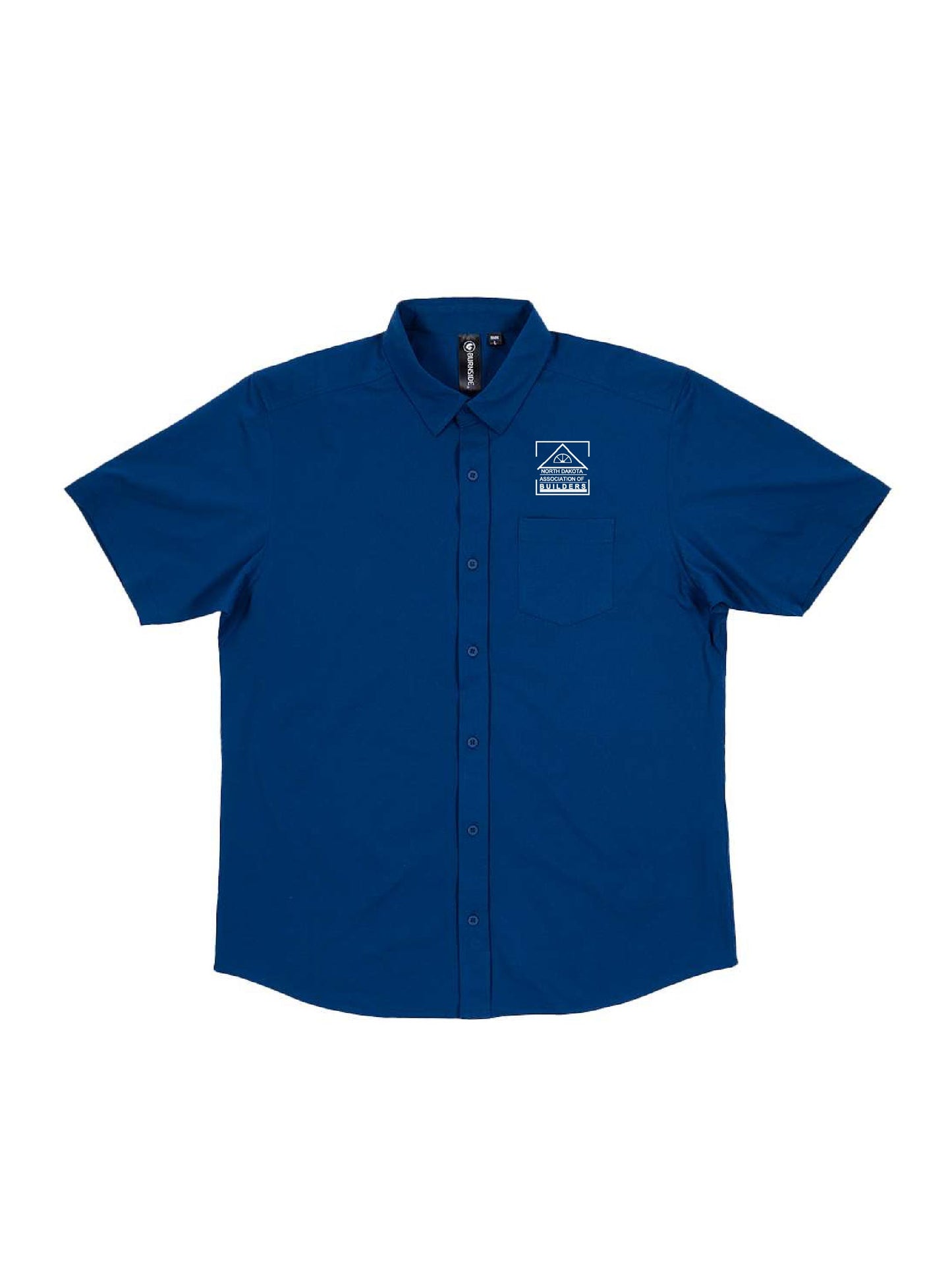 NDAB206. Burnside Men's Woven Short-Sleeve Shirt