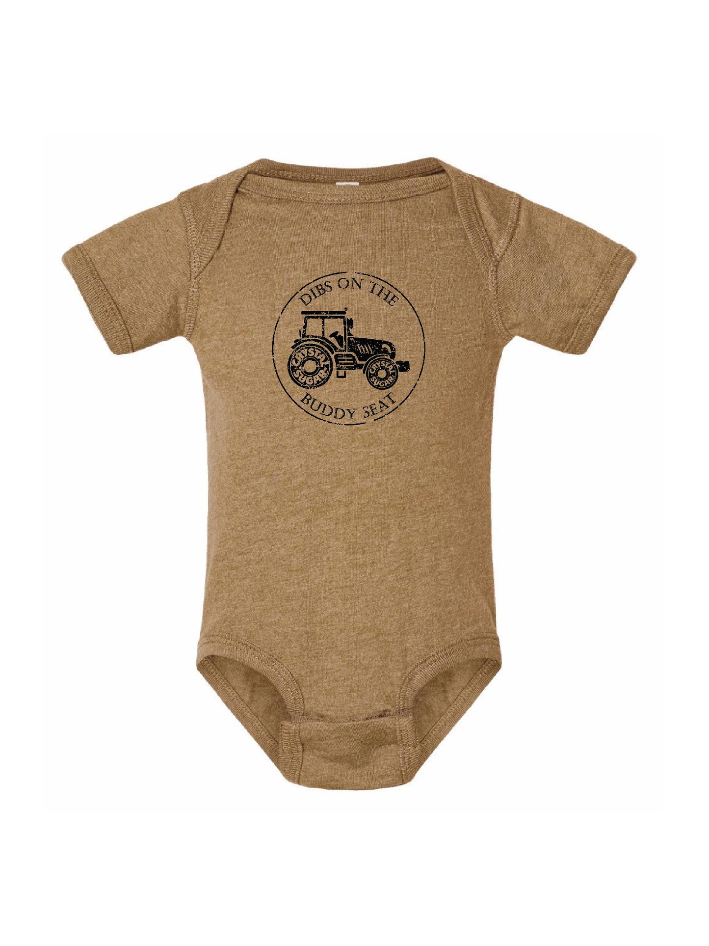 ACS418. "Dibs on the Buddy Seat" Onesie