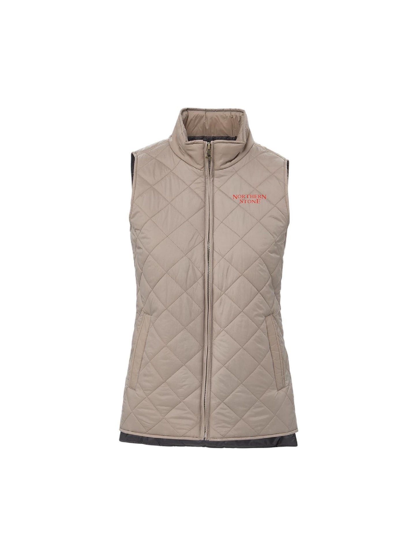 NS101. Women's Vintage Diamond Quilted Vest