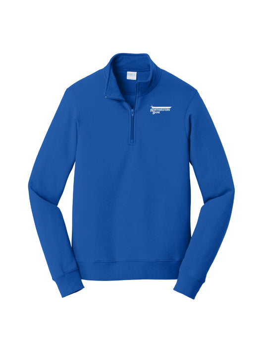 NB209. Port & Co Fan Favorite Fleece 1/4-Zip Pullover Sweatshirt